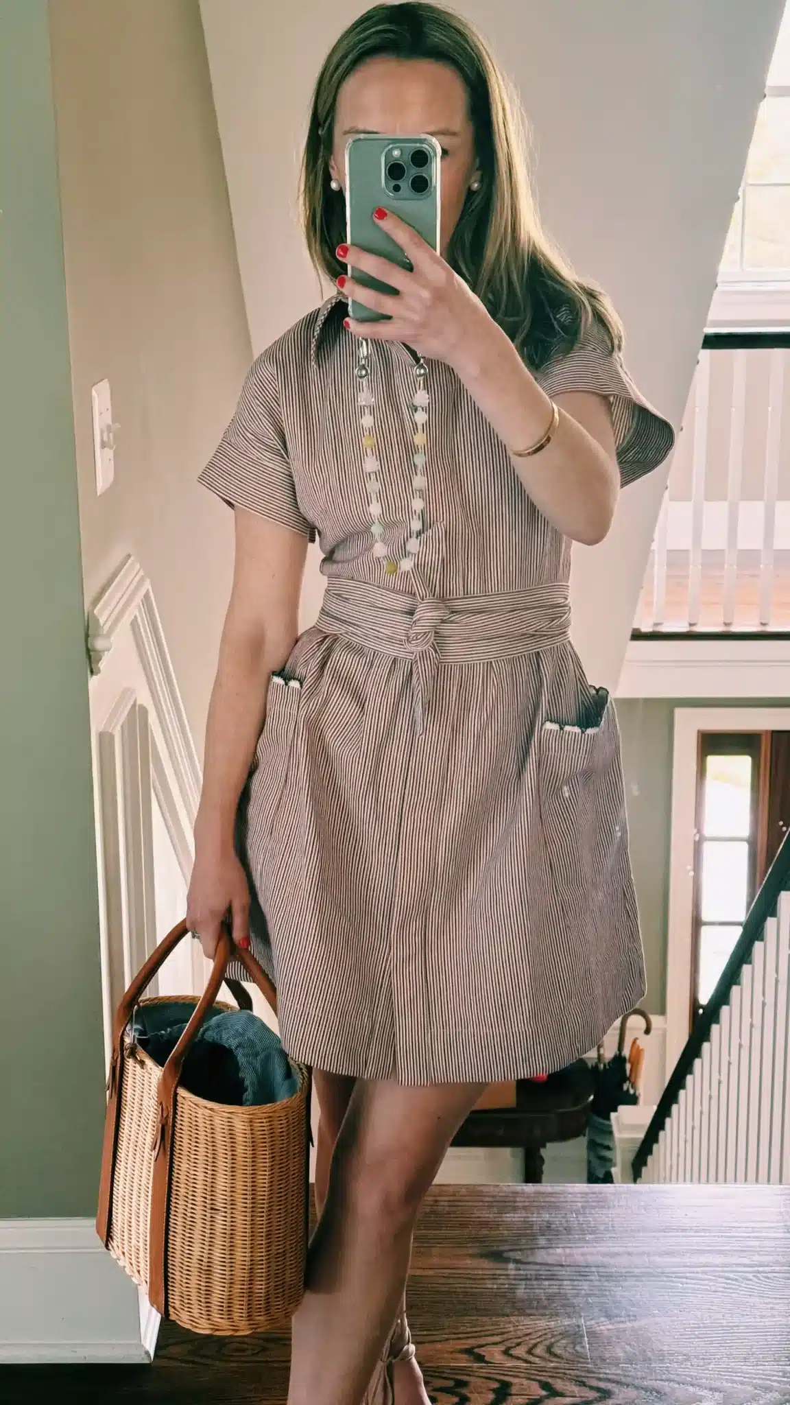 tuckernuck striped seersucker dress