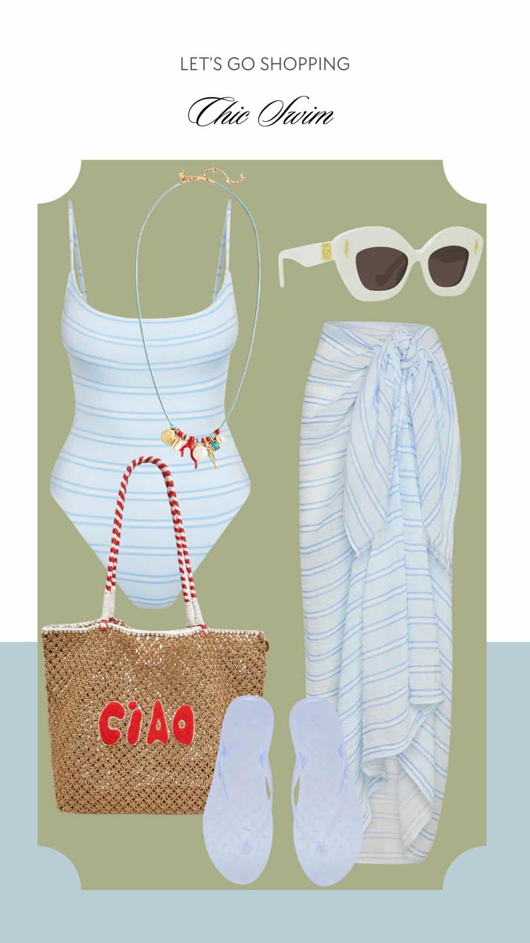 chic swimsuit look