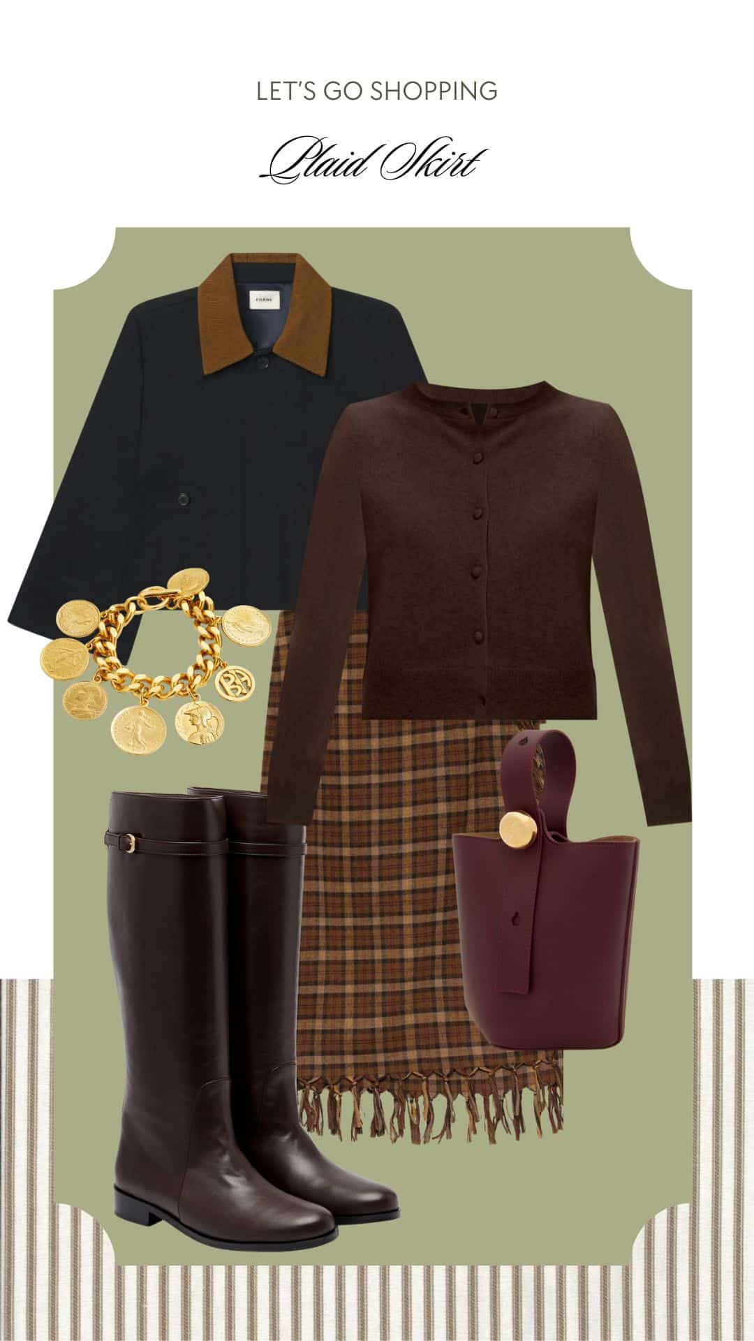 doen plaid blanket scarf