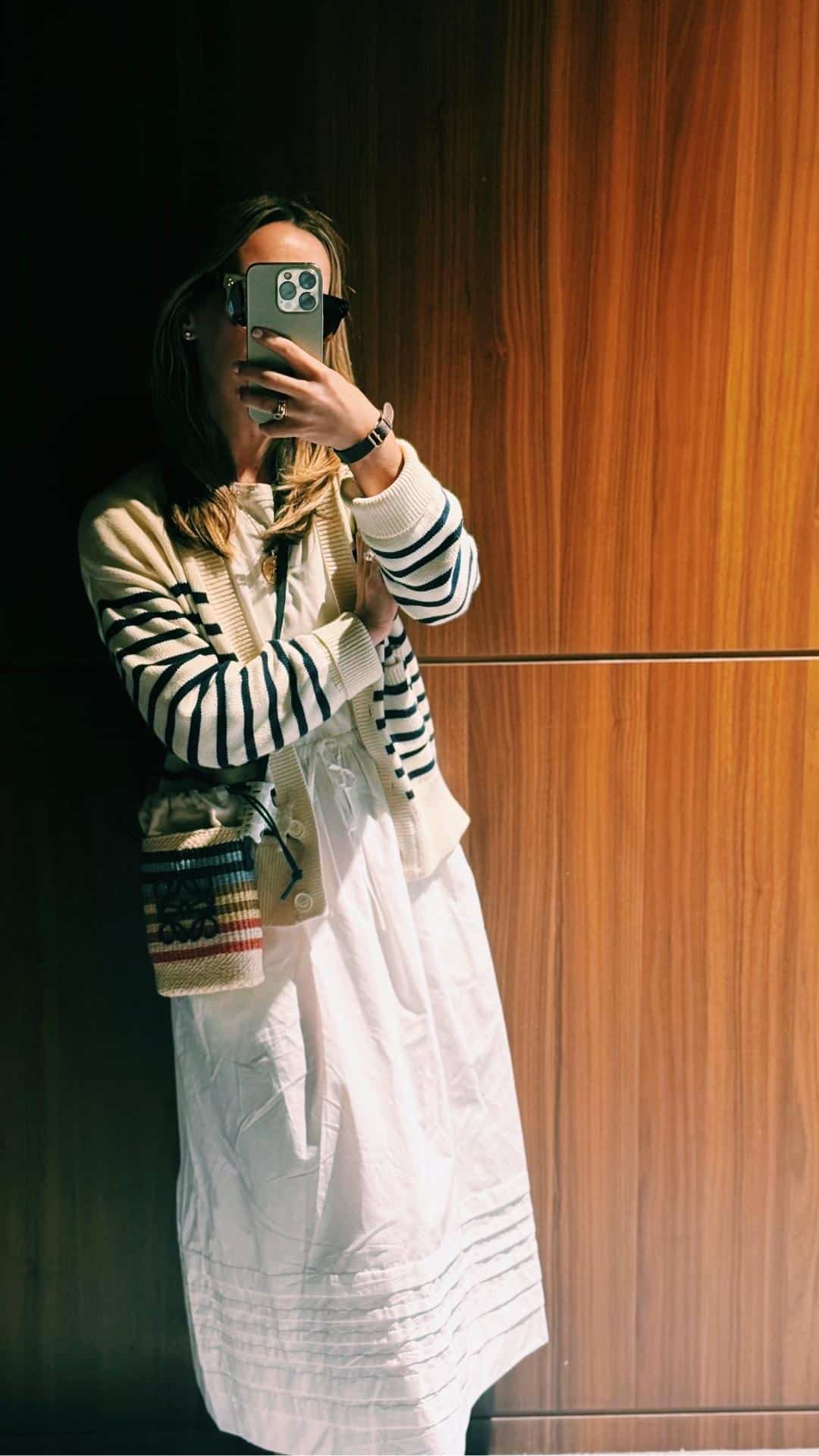 La ligne white dress