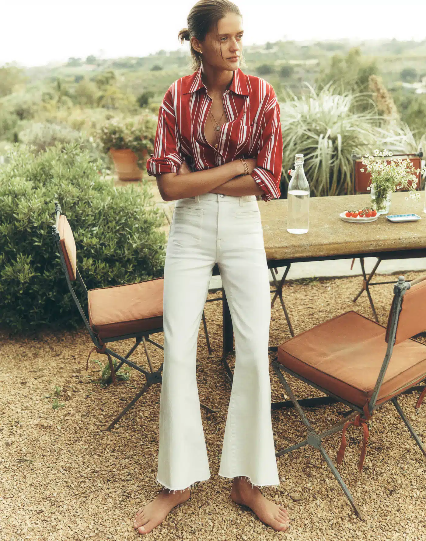 madewell white jeans